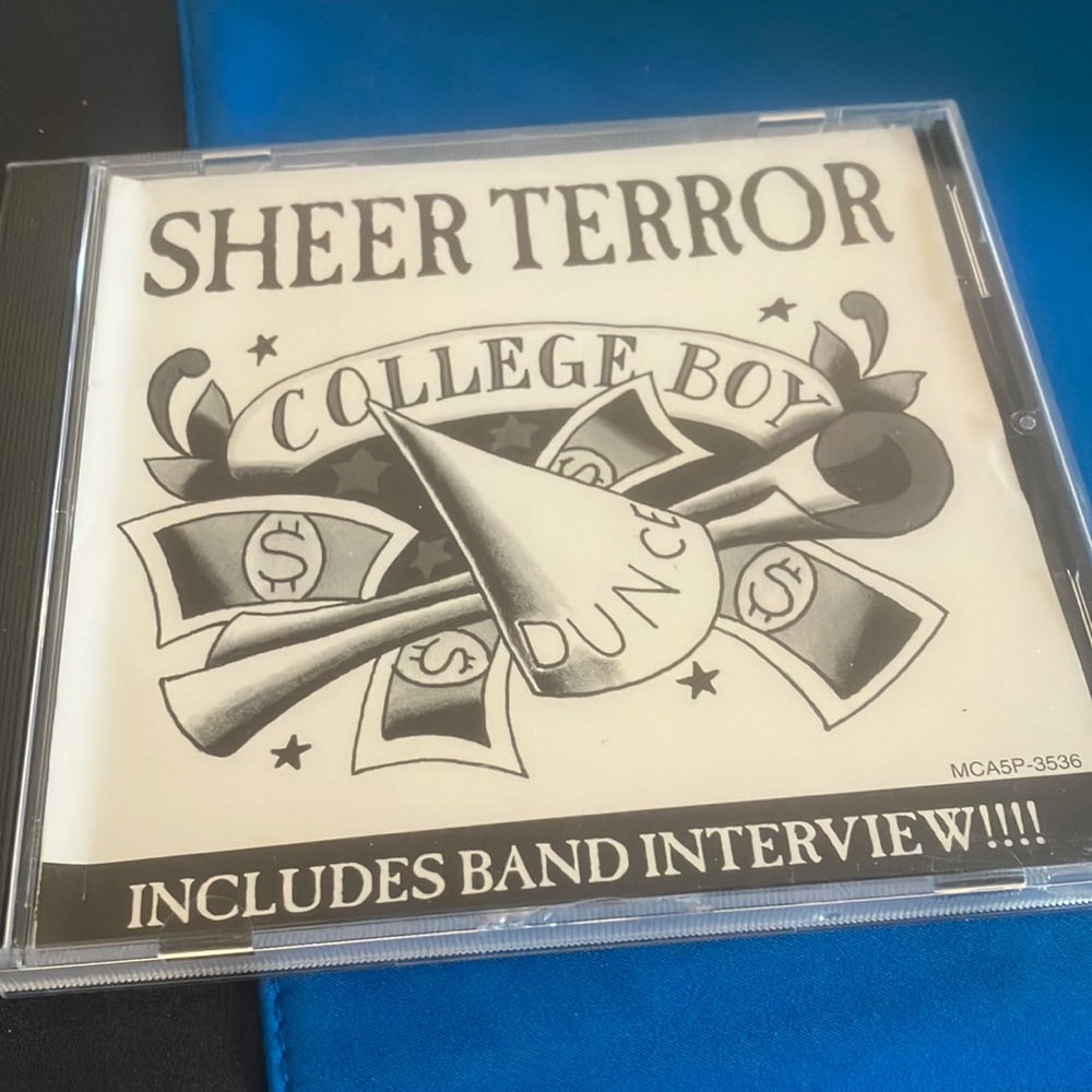 Sheer Terror 'College Boy' CD promo